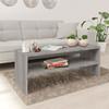 VidaXL Coffee Table Sonoma Grey 100x40x40 Cm Engineered Wood 815256