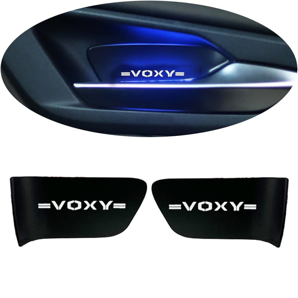 

SAWAKAKI Toyota Voxy 80 Серия Эксклюзивно Разработанный Внутренний Плафон Двери Логотип Светящийся Светодиод 7 Цветов Переключаемый Плафон Салона Внутренние Кастомные Детали чёрный