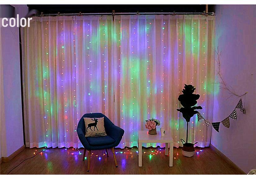 Colorful Waterproof LED Starry Sky String Lights for Outdoor Weddings & Decorations.