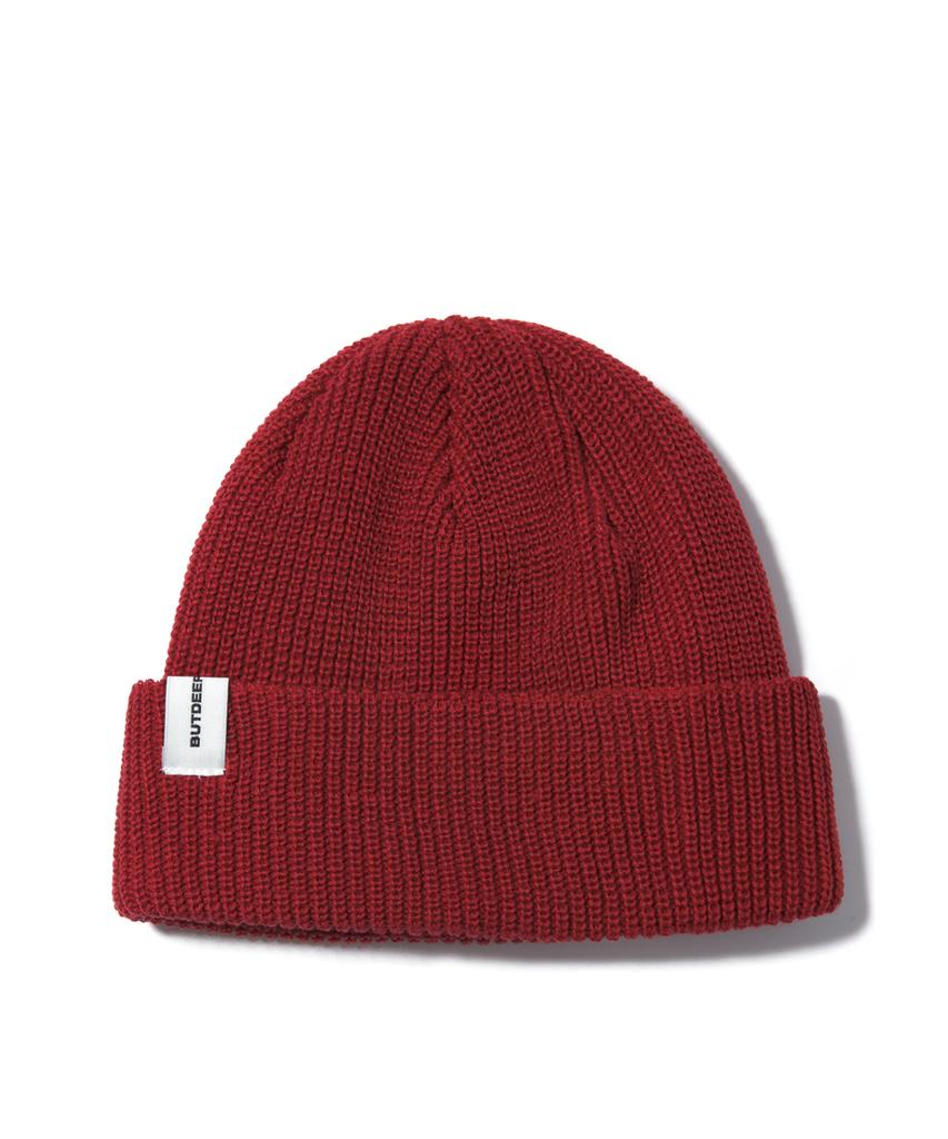 Diposwi 24 Symbol Basic Short Beanie - Burgundy