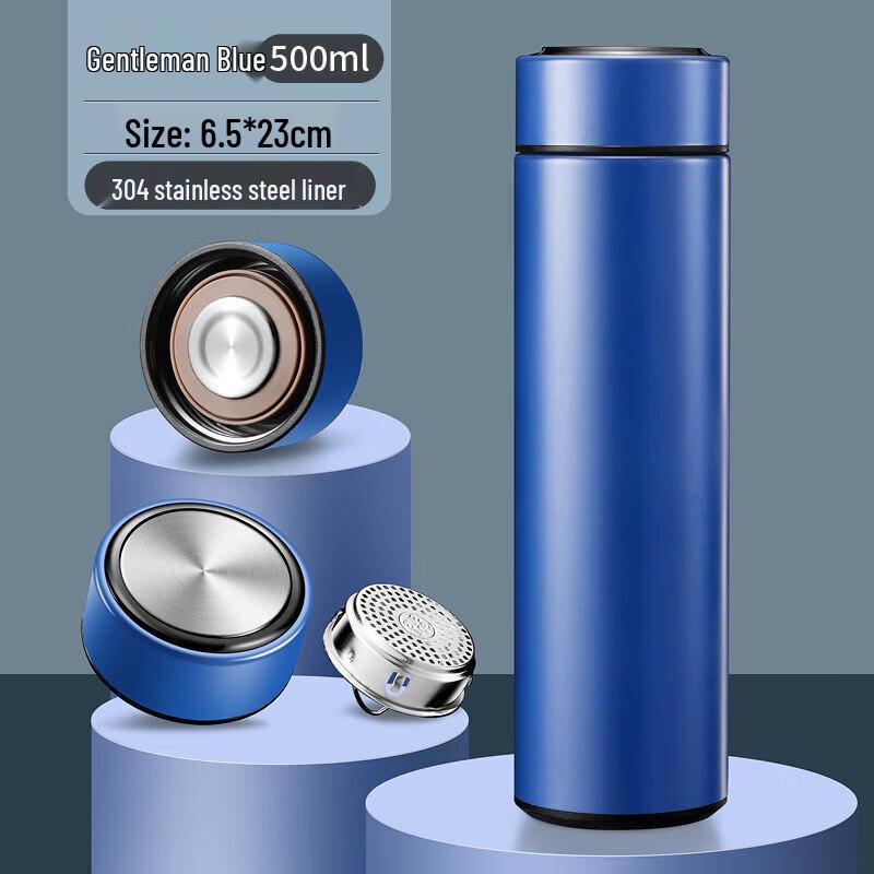 QW 316 Stainless Steel Smart Tea Infuser Travel Mug