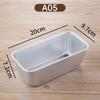 1Pc Square Box Mold Baking Tool Aluminum Alloy Non-Stick Bread Cheese Cake Toast Pan Diy Kitchen Baking Cake Mold Bread Pan