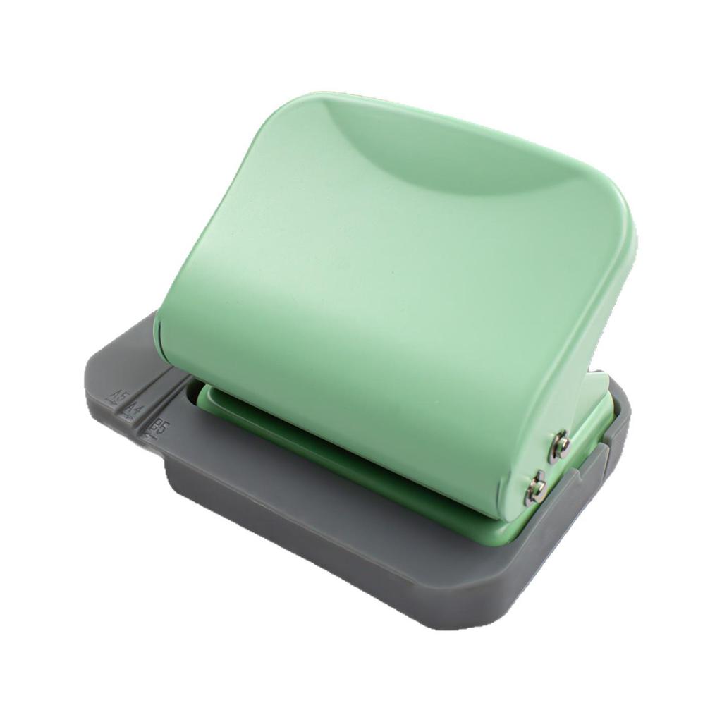 6-Hole Round Loose-Leaf Puncher, Student-Friendly, Multi-Hole, Manual, Labor-Saving.