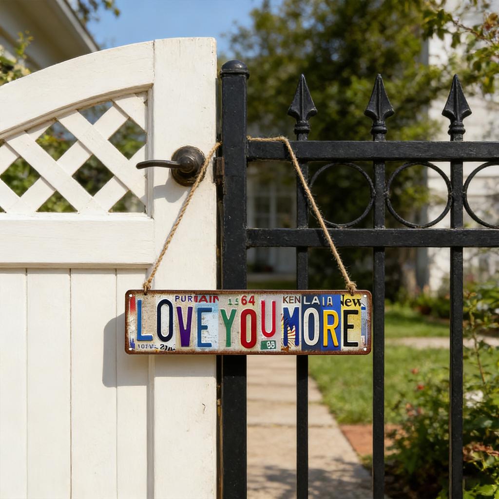 Blechmalerei Bar Bekleidungsgeschäft Heimwanddekoration Blechmalerei