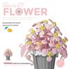 Bionic Eternal Flower Building Blocks: Sunflower and Rose Assembly Toy for Children
