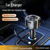 Four-in-One Retractable Cable Car Charger Adapter