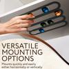 14x11.75 Inches Wall Capsule Holder Durable Plastic Wall Mounted Coffee Holder For Home Kitchen
