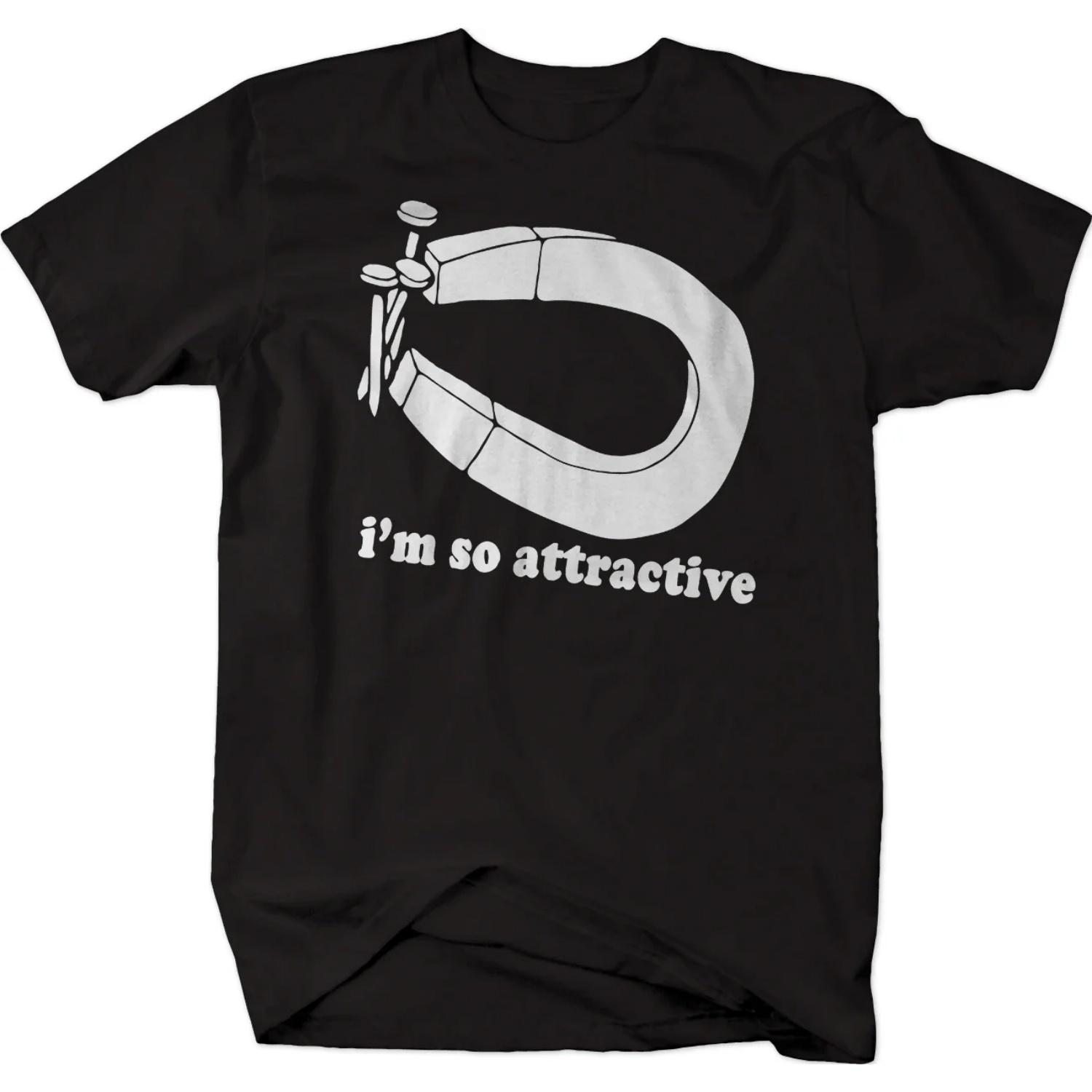 

I m So Attractive Funny Magnet Inspiration Sexy Bar T-Shirt 100% Cotton O-Neck Short Sleeve Casual Mens T-shirt Size S-3XL S чёрный