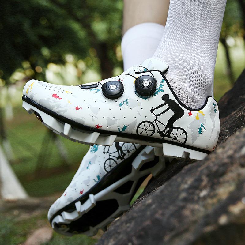 Unisex Summer Cycling Shoes with Hard Sole for Mountain and Road Biking