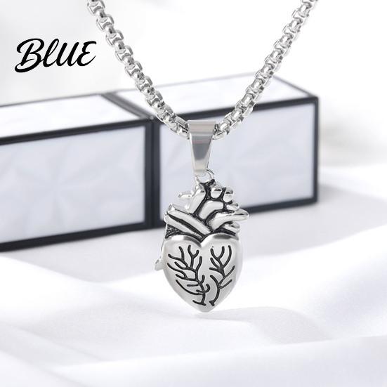 Lightweight Couple Necklaces 2Pcs Heart Charm Necklace Love Keepsake Fine