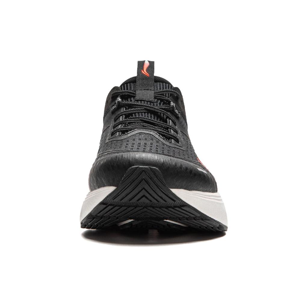 Li Ning Light And Shadow Element Slip Resistant Abrasion Resistant Low Top Running Shoes Men's Black ARHU027-3