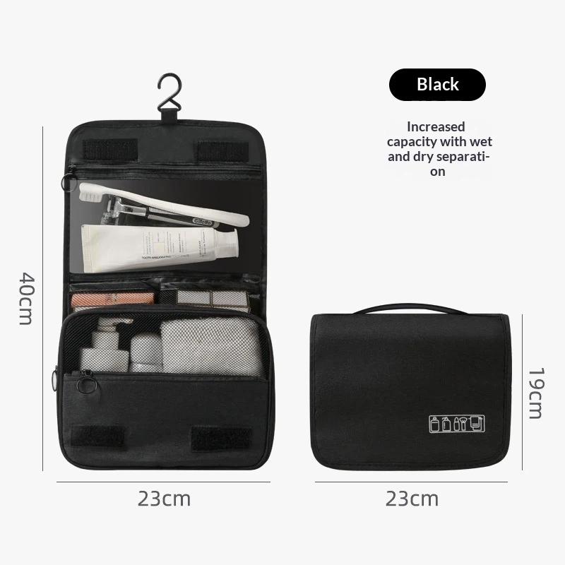Portable Storage Bag Men Business Bag Toiletries Organizer Women Cosmetic Bag Waterproof Hanging Wash Pouch