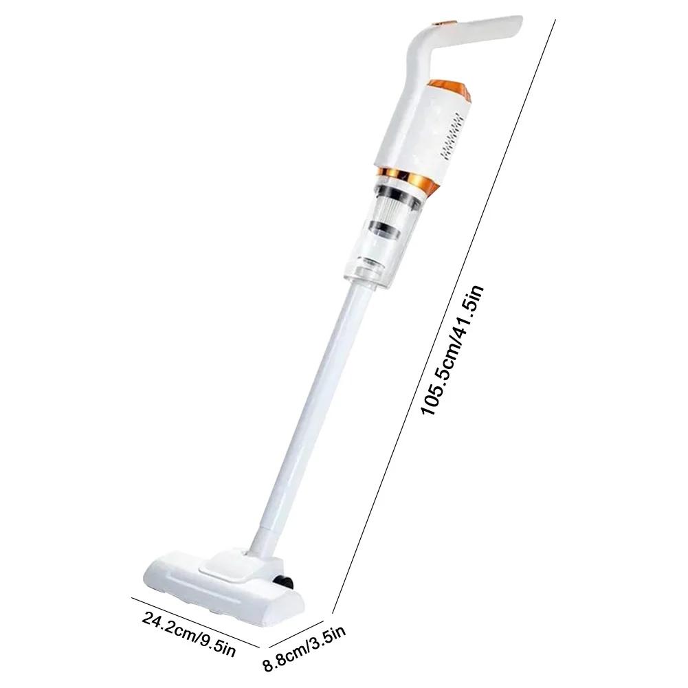 Handheld Wireless Vacuum Cleaner USB Rechargeable Strong Suction Handheld Water Sweeper 2000mAh 2 in 1 120W for Home and Car Use