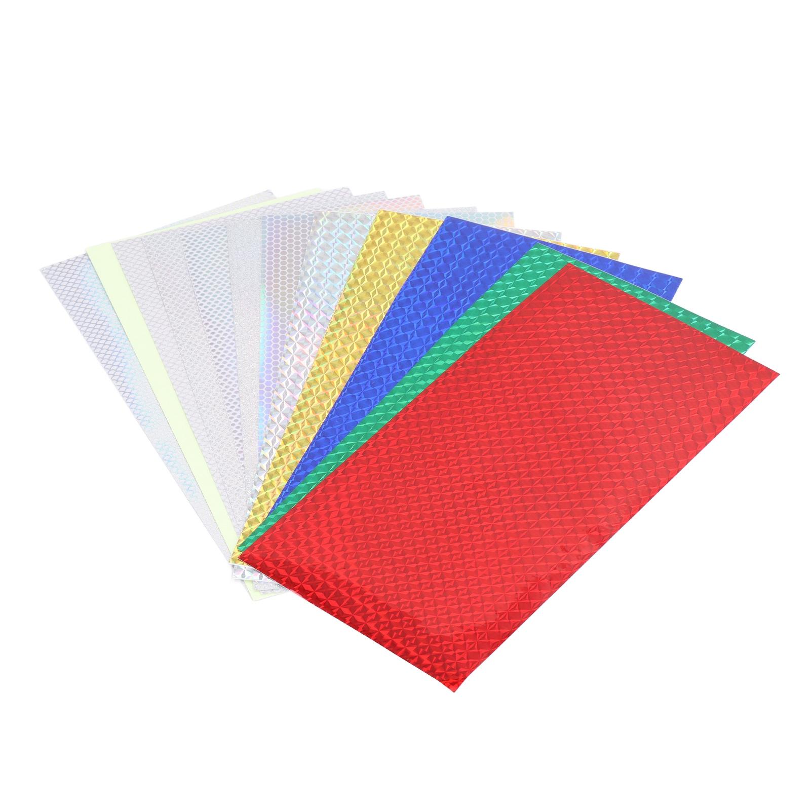 

12 шт. наклейки для рыболовных приманок, разноцветная лазерная клейкая пленка, материал для ремонта, светящийся декор