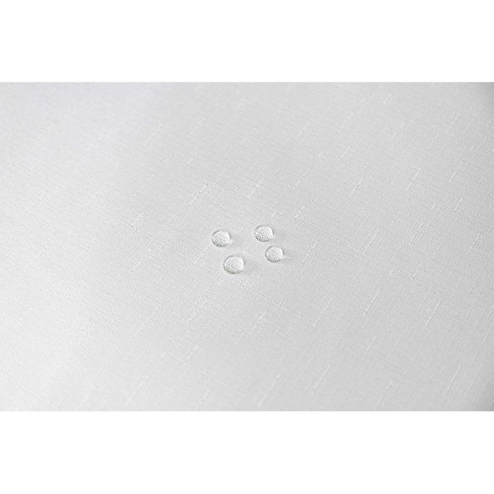 Nappe enduite avec traitement antitache Blanc carrée 180 x 180 cm