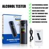Electronic Breathalyzer Breath Alcohol Detector Portable Professional High Sensitivity Type-c Charging Drunk Driving Car Tester
