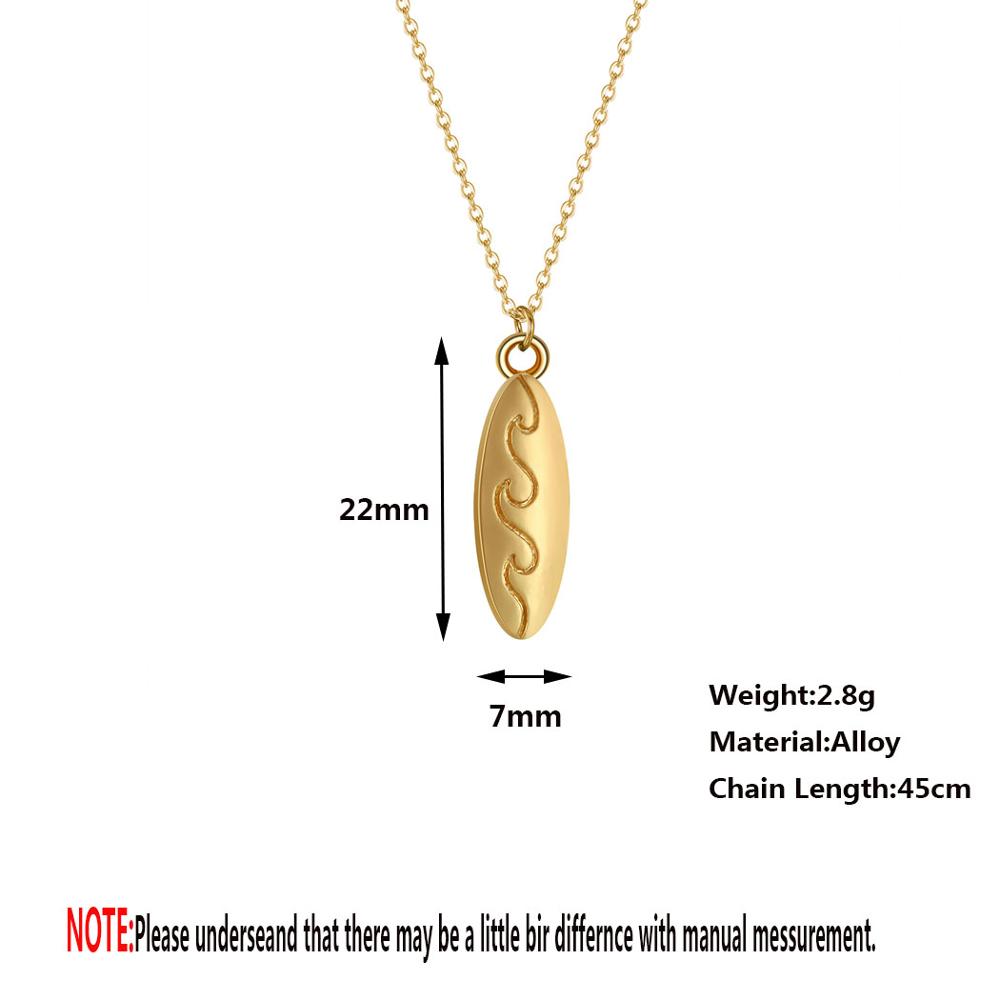 Chandler Surfbrett-Halskette für Frauen und Mädchen, Surfen, zierliche „I Love Surfer“-Halsketten, Welle, Sommermode, Strandschmuck, Großhandel