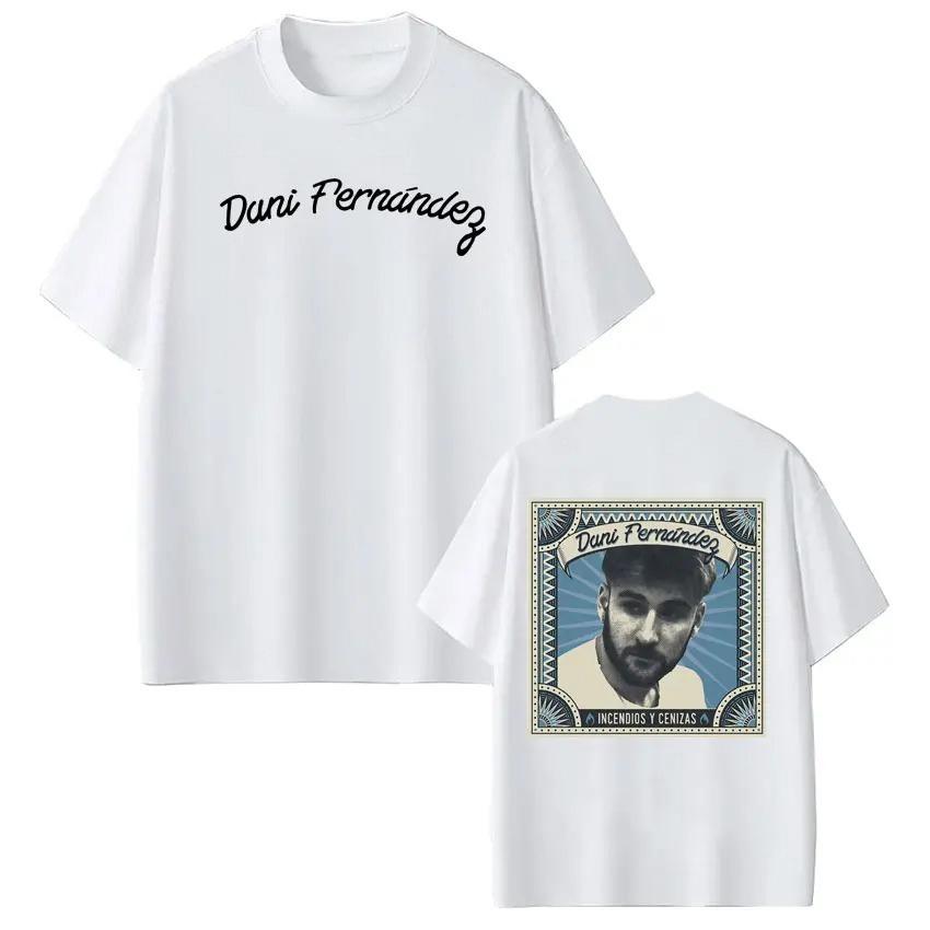 2026 Spring Summer Cotton HarajukuStreetwear Tshirts Rapper Dani Fernandez Vintage Graphic Tshirts Unisex Hiphop Tshirts