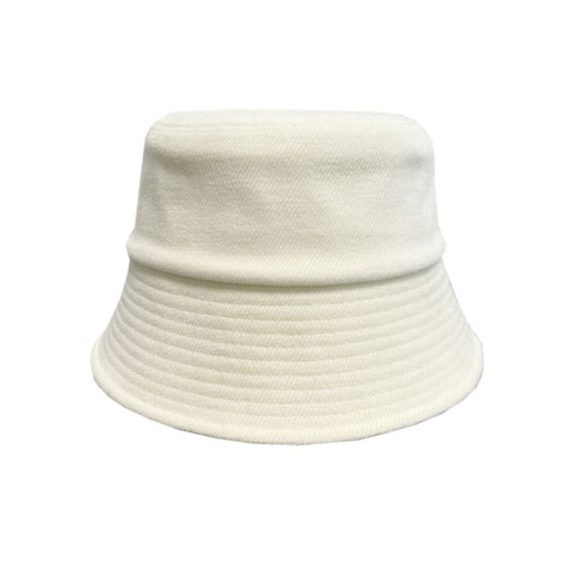 

MAD FACTORY Cordurooy Bucket Hat - ivory ivory