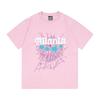 New Trendy Spider Web Print Short Sleeve Men's T-Shirt - Celebrity Style