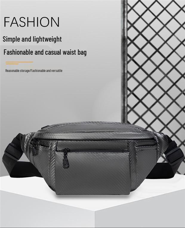 Men's Business Casual Crossbody and Waist Bag for Cycling