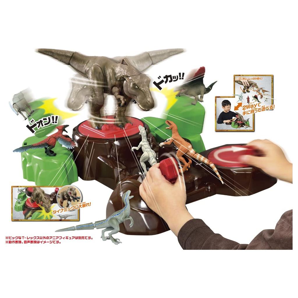 Takara Tomy Ania Jurassic World Kick The Strongest Animal Dinosaur Toy for Ages 3 and Up It! T-Rex