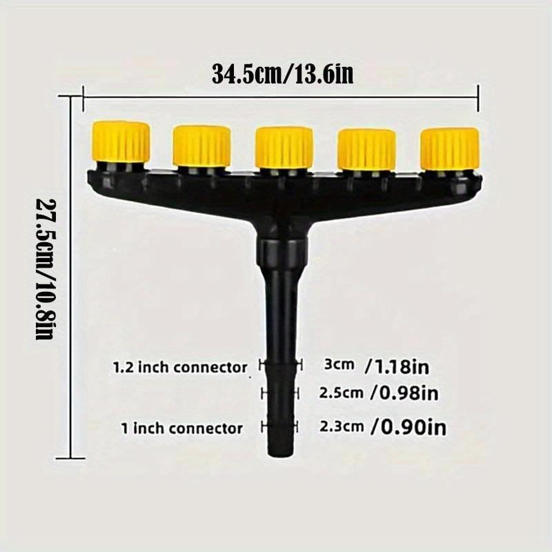 1PCS Agriculture Atomizer Nozzles Home Garden Lawn Water Sprinklers Farm Vegetables Irrigation Spray Adjustable Nozzle Tool