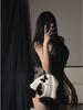 Naughty Maid Lolita Cosplay Cute Sexy Erotic Kawaii Outfit Club Costume Black White Women Uniform Dress Cute Bowknot Costumes