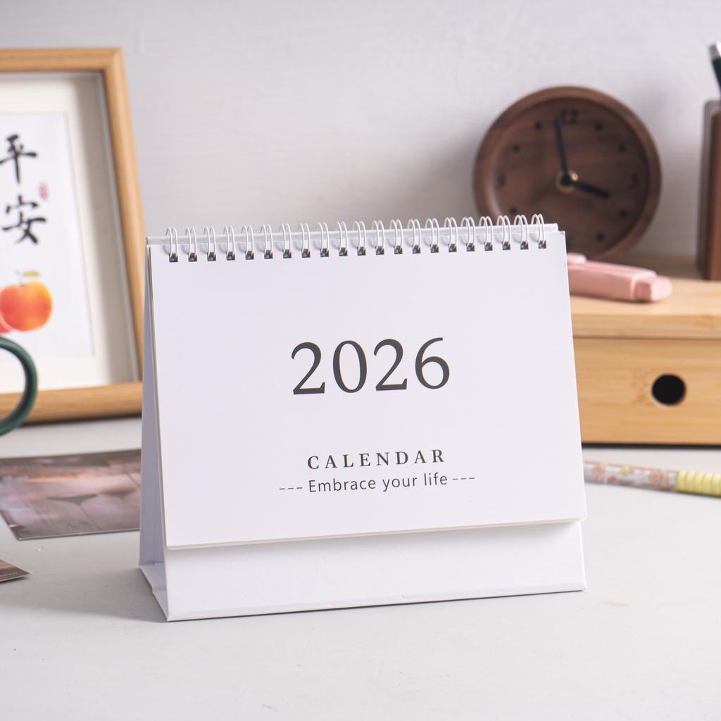 Skrivbordskalender 2025.07-2026.12 Mini Skrivbordskalender Stående Vändkalender Vändkalender för Kontor, Hem, Skola