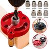 3-10mm Woodworking Self-Centering Dowel Jig Handheld  Drill Guide Locator Straight Holes Wood Panel Hole Puncher Locator Tool