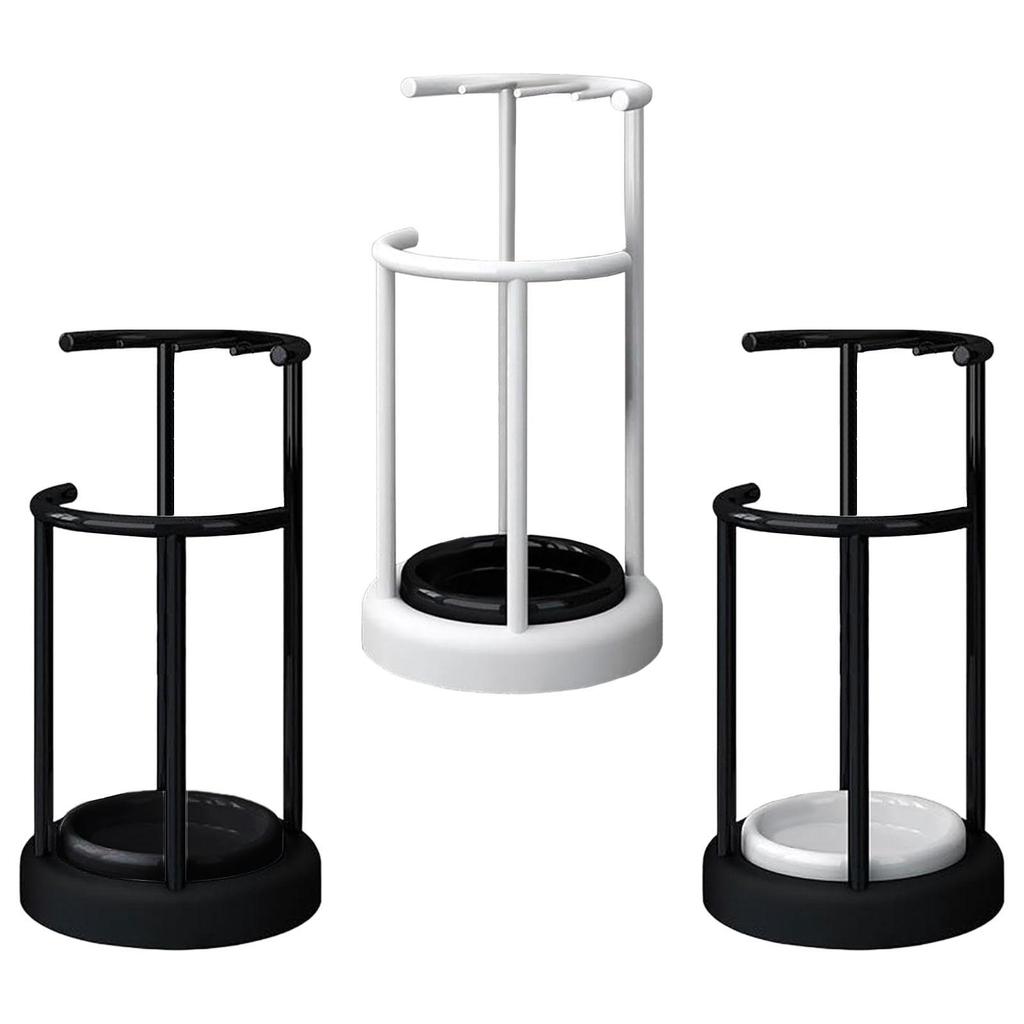 Metal Umbrella Stand Rack Storage Bucket Large Capacity Drip Tray Umbrella Holder for Supermarket Hotel Entry Hallway Corridor