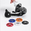 Aluminum Alloy Bicycle Jockey Roller 5 Colors Bearing Guide Wheel Rear Derailleur