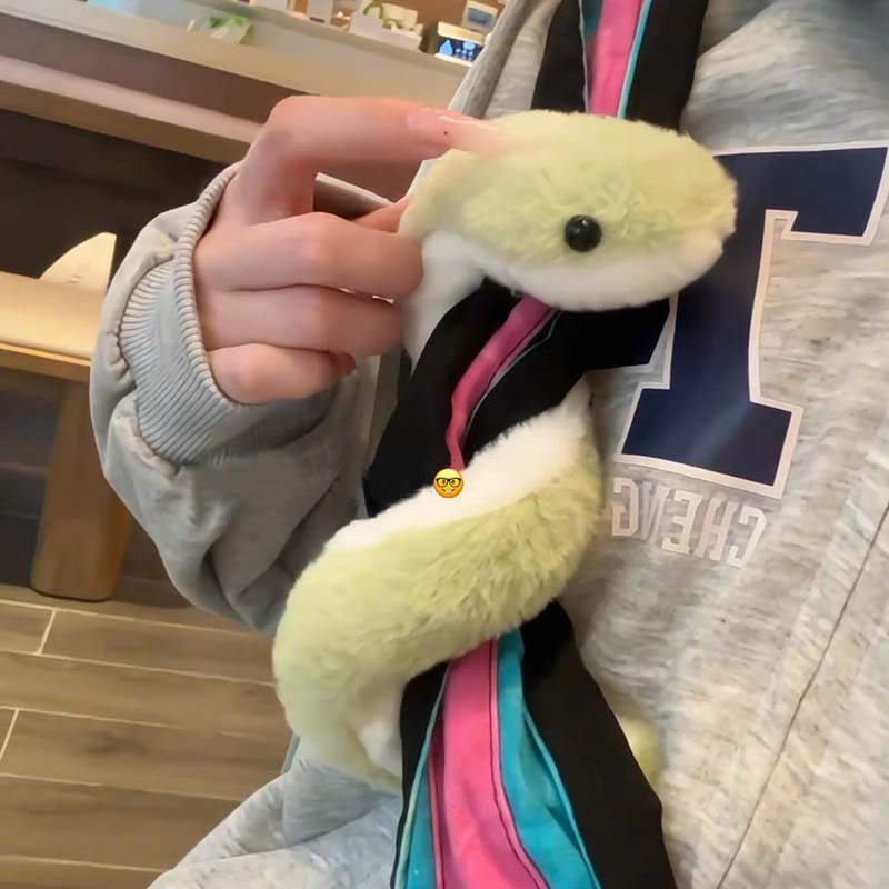 New Year's Little Snake Plush Toy Doll Doll Playful Children's Girl Cute Ornament Doll Mascot Doll Doll Cute Snake Plush Toy