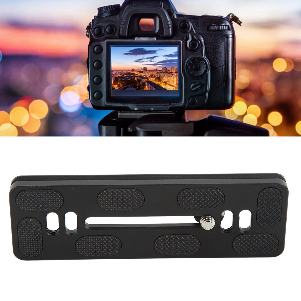 Quick Release Plate with 1Celsius4 Inch Screw and D Screw Fits for Arca Standard for Camera Tripod Head