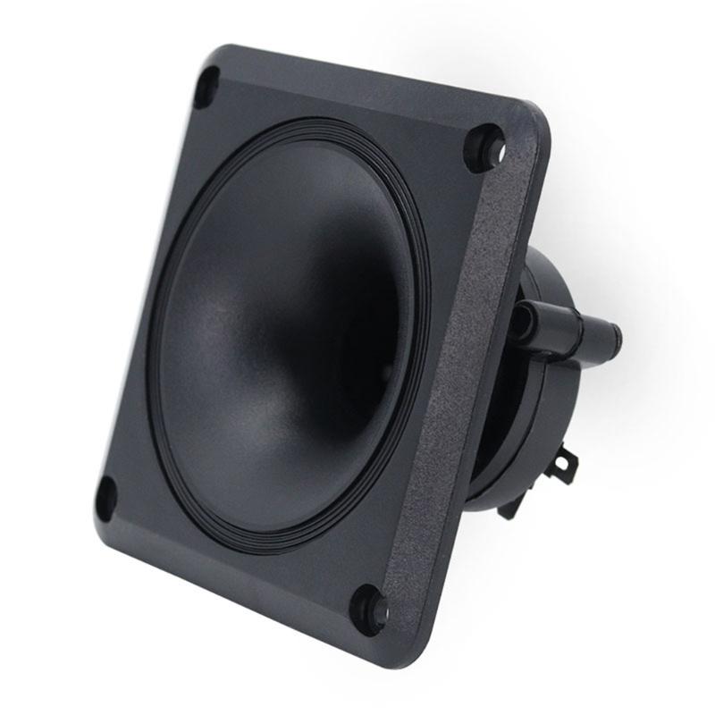 1pair 3.5Inch Square Car Horn Tweeters Speaker with Magnetic Cores Durability ABS Material for Enhances Sound Quality