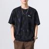New Summer Retro Short-sleeved T-shirt Men's Casual Heavy Loose Large-size Top