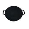 ZISIZ 36cm Cast Iron BBQ Grill Plate