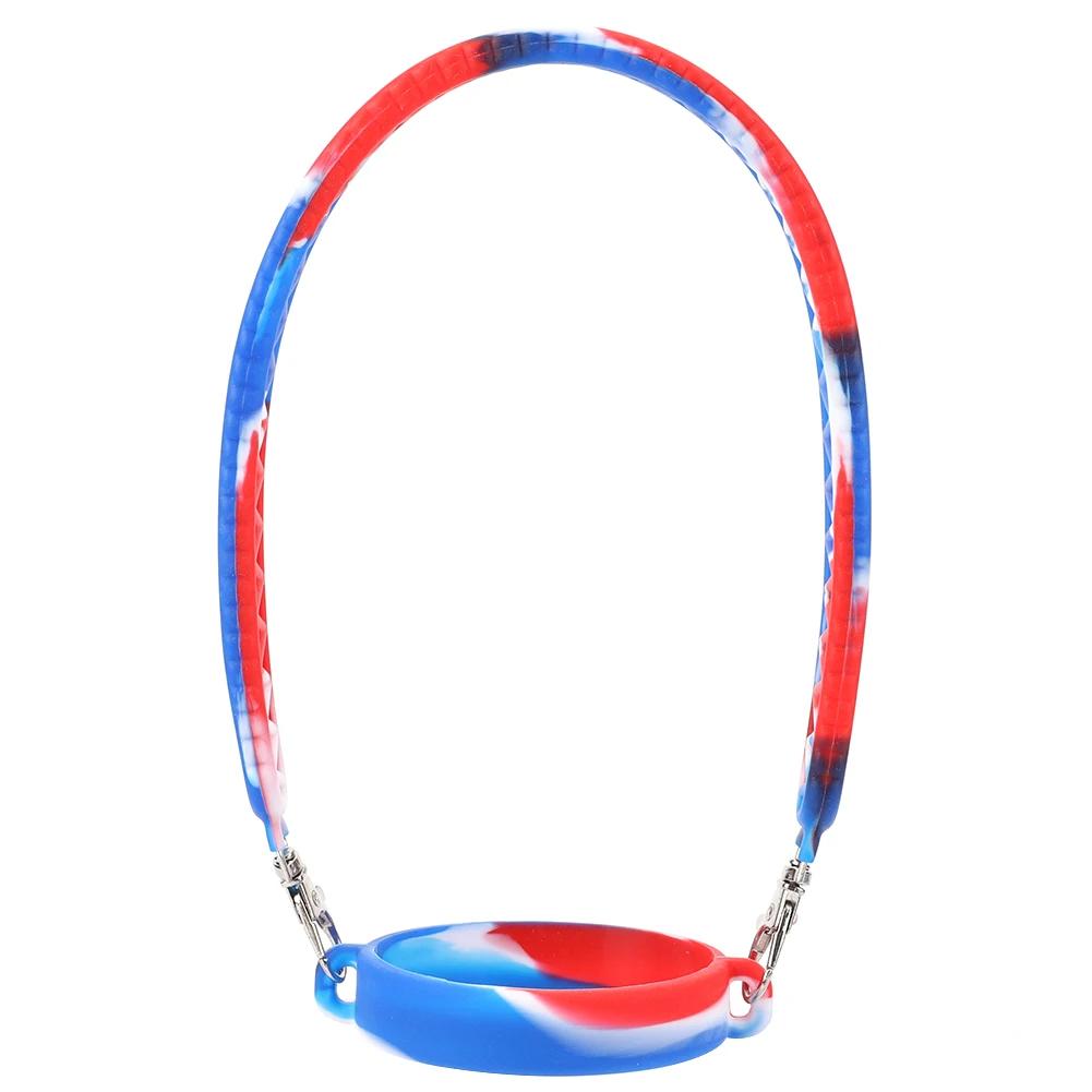 Silicone Water Bottle Strap 8-40oz Water Bottle Handle Carrier Water Bottle Holder Soft Grip Handle for Stanley Cup Accessories