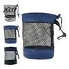 Multi-purpose Golf Ball Bag Portable Storage Bag, Drawstring Mesh Pouch for Accessory, Gear Holder Organizer, Gift Men Women Golfer Accessory