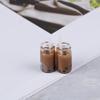 2 ks 1/12 miniaturní doplňky domečku pro panenky Simulace Pearl Milk Tea Model Drink