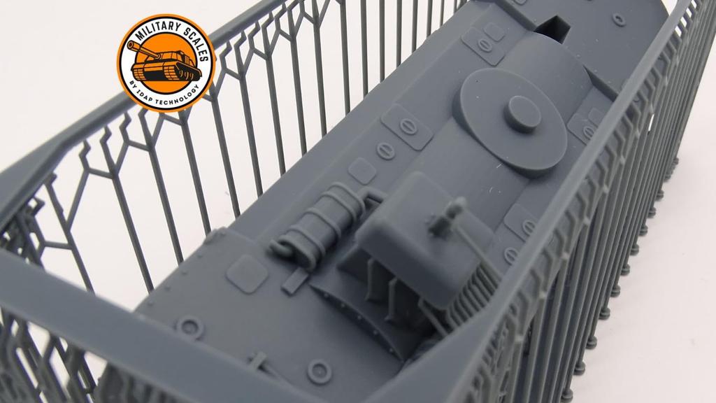 IDAP Technology Japan Speciální typ Vnitřní požární člun Kachi Car 3D tisková stavebnice PD72099 1/72