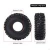 4 Pieces RC Tires,Wheel Tires,1:18 Spare Parts,Wheel Tyre Rubber Tire for Vehicles,RC Hobby