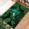 Green Camo Football Crest Carpet Rug For Living Room Bedroom Home Sofa Decoration Kids Play Nonslip Floor Mat
