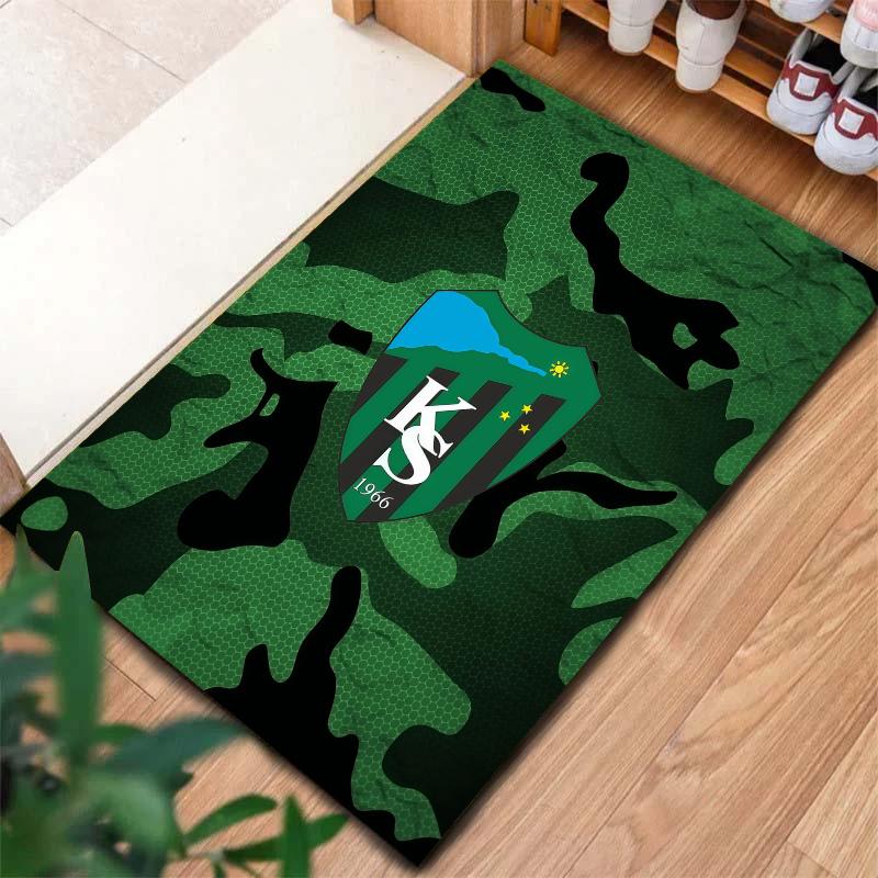 Green Camo Football Crest Carpet Rug For Living Room Bedroom Home Sofa Decoration Kids Play Nonslip Floor Mat