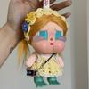 15cm BJD Doll Outfit Yellow Beach Dress With Headscarf Charm Accessory Crybaby Dolls