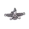 Feather Charm Angle Connectors For Bohemian Style Jewelry Vintage Pendants