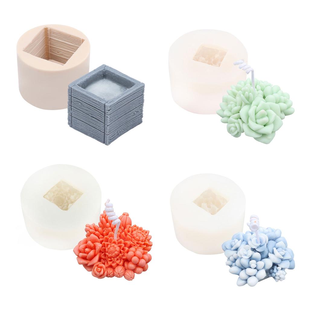Candle Mould Resin Casting Molds DIY 3D Silicone Mould Geometric Candle Mold Silicone Mold Handicrafts for Candle Making
