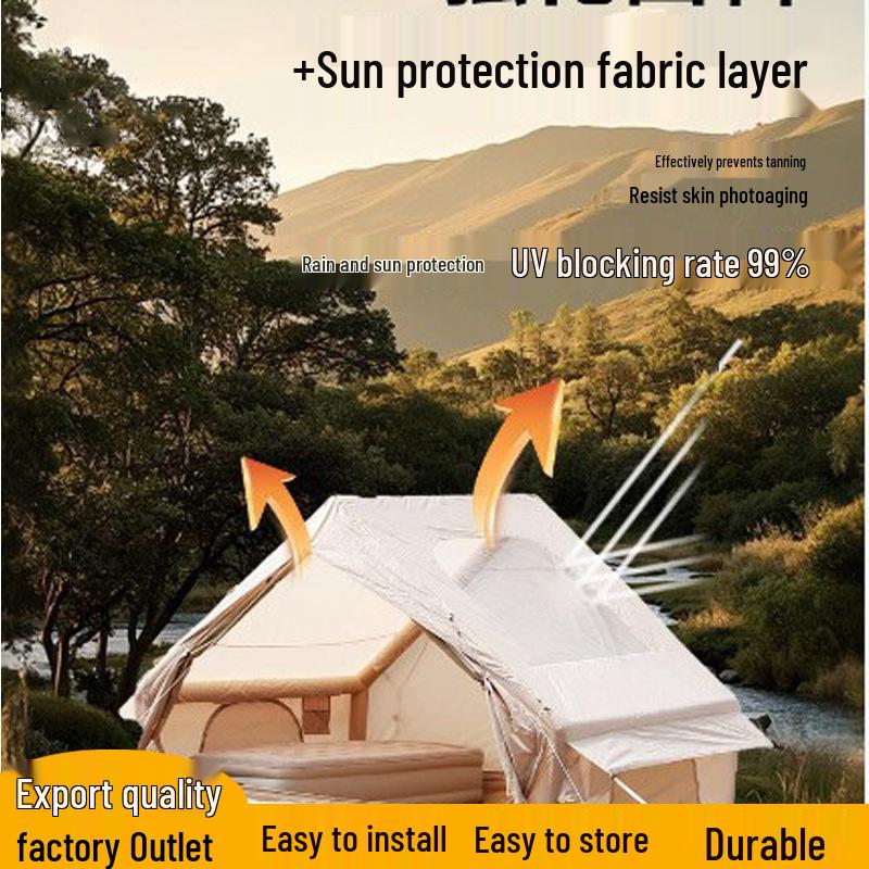 Portable Fully Automatic Rainproof Inflatable Camping Tent