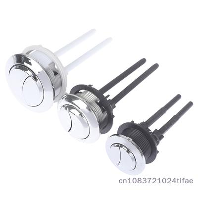 1 Pc Dual Flush Toilet Tank Button Round Shape Toilet Push Dual Flush Buttons