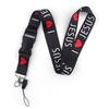 Custom Thermal Transfer Printing Polyester Lanyard ID Badge Holder Blank Neck Strap Key Chain Custom Logo Promotional